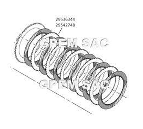 PLATE CLUTCH FRICTION (R. 29516170)